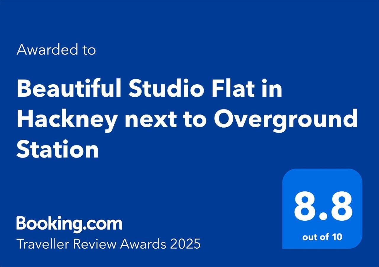 Beautiful Studio Flat In Hackney Next To Overground Station Londres Exterior foto